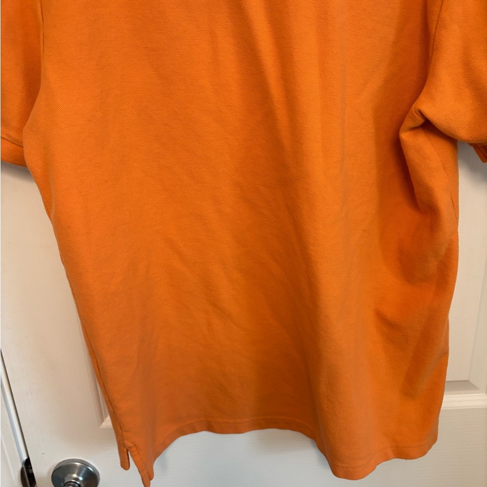 Chaps Men's Polo Shirt in Vibrant Orange. Large - Picture 11 of 13